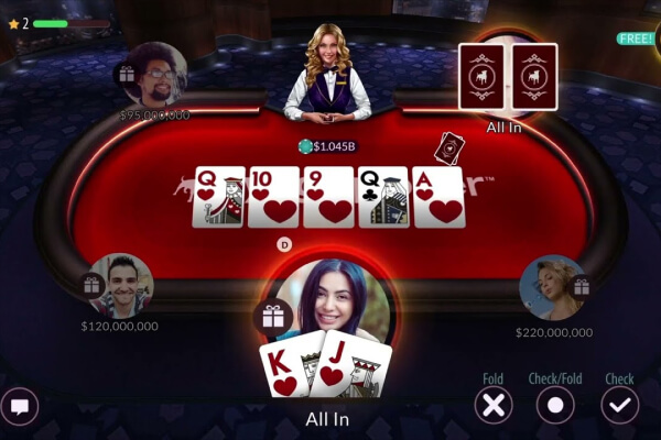 Zynga Poker Best Card Games for iPhone
